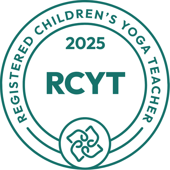 Yoga Alliance RCYT logo (Registered Children's Yoga Teacher)