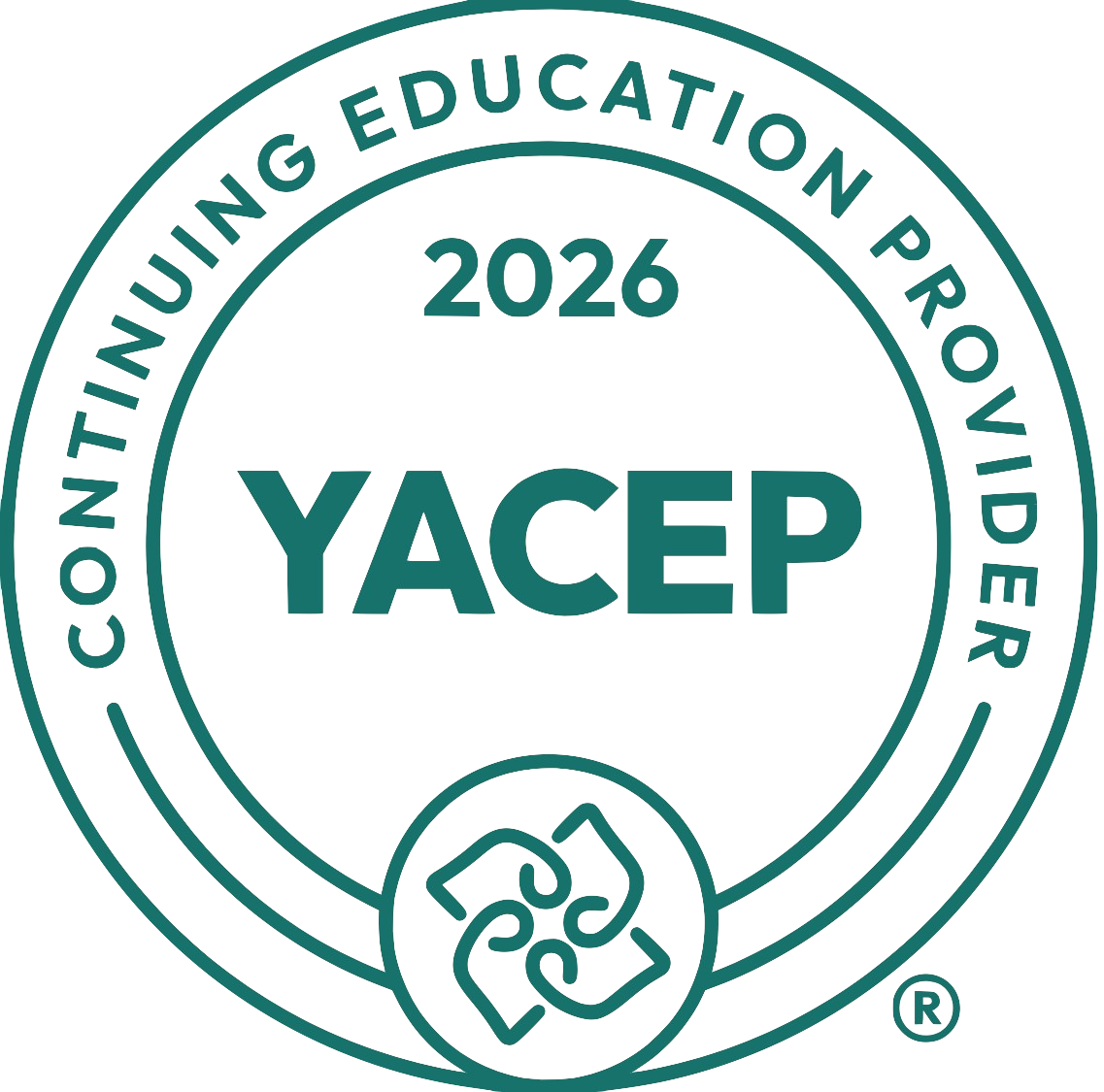 Yoga Alliance YACEP logo (Yoga Alliance Continuing Education Provider)